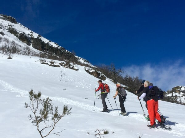 raquetas de nieve asturias